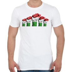 PRINTFASHION Magyar ököl - Férfi póló - Fehér