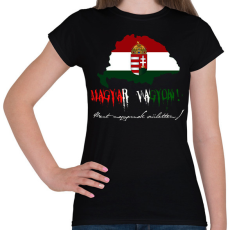 PRINTFASHION magyar vagyok 2 - Női póló - Fekete