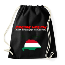 PRINTFASHION magyar vagyok - Sportzsák, Tornazsák - Fekete tornazsák