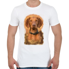 PRINTFASHION Magyar vizsla - Férfi póló - Fehér férfi póló