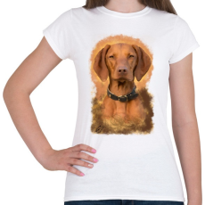PRINTFASHION Magyar vizsla - Női póló - Fehér