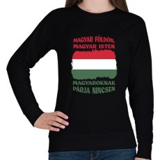 PRINTFASHION Magyaroknak párja nincsen - Női pulóver - Fekete