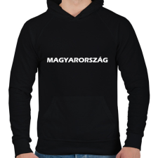 PRINTFASHION Magyarország - Férfi kapucnis pulóver - Fekete férfi pulóver, kardigán