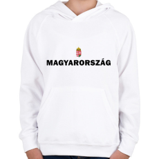 PRINTFASHION Magyarország - Gyerek kapucnis pulóver - Fehér