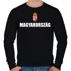 PRINTFASHION Magyarország szurkoló - Férfi pulóver - Fekete
