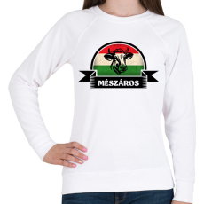 PRINTFASHION Magyaros mészáros - Női pulóver - Fehér