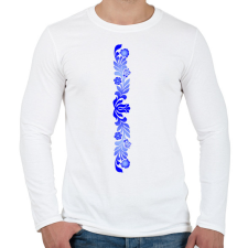 PRINTFASHION Magyaros minta1 - Férfi hosszú ujjú póló - Fehér férfi póló