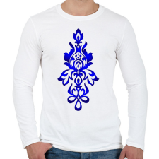 PRINTFASHION Magyaros minta5 - Férfi hosszú ujjú póló - Fehér férfi póló