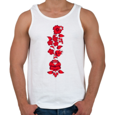 PRINTFASHION Magyaros minta8 - Férfi atléta - Fehér