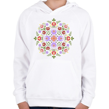 PRINTFASHION Magyaros motívum - Gyerek kapucnis pulóver - Fehér gyerek pulóver, kardigán