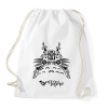 PRINTFASHION Magyaros Totoro - Sportzsák, Tornazsák - Fehér