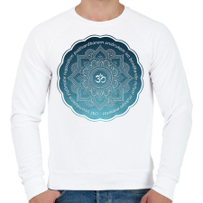 PRINTFASHION Maha Mrityunjaya Mantra - Férfi pulóver - Fehér férfi pulóver, kardigán