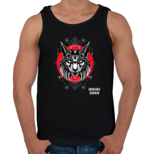 PRINTFASHION Maine Coon - Férfi atléta - Fekete atléta, trikó
