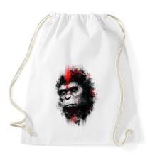 PRINTFASHION Majmok bolygója - Sportzsák, Tornazsák - Fehér tornazsák