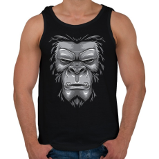 PRINTFASHION Majom arc - Férfi atléta - Fekete