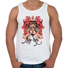PRINTFASHION Majom bosszú - Férfi atléta - Fehér atléta, trikó