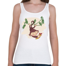 PRINTFASHION Majomfiú - Női atléta - Fehér