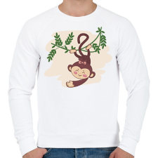 PRINTFASHION Majomlány - Férfi pulóver - Fehér férfi pulóver, kardigán