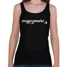 PRINTFASHION majonéz - Női atléta - Fekete női trikó