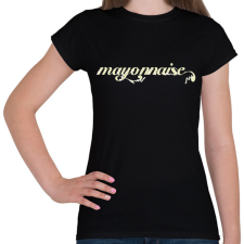 PRINTFASHION majonéz - Női póló - Fekete női póló