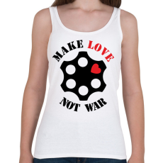 PRINTFASHION make love not war - Női atléta - Fehér