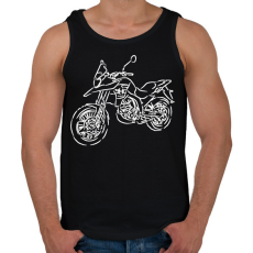 PRINTFASHION malaguti2 - Férfi atléta - Fekete