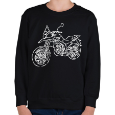PRINTFASHION malaguti2 - Gyerek pulóver - Fekete gyerek pulóver, kardigán