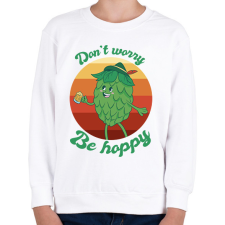 PRINTFASHION Maláta - Gyerek pulóver - Fehér gyerek pulóver, kardigán