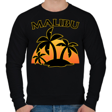 PRINTFASHION Malibu - Férfi pulóver - Fekete férfi pulóver, kardigán