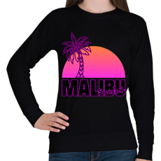 PRINTFASHION Malibu - Női pulóver - Fekete