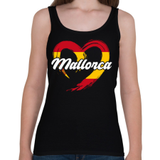 PRINTFASHION Mallorca - Női atléta - Fekete női trikó