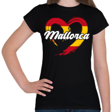 PRINTFASHION Mallorca - Női póló - Fekete női póló