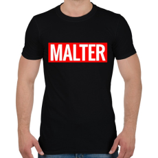 PRINTFASHION malter - Férfi póló - Fekete