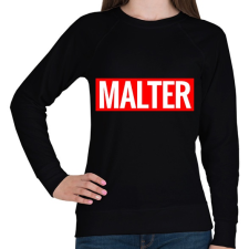 PRINTFASHION malter - Női pulóver - Fekete női pulóver, kardigán