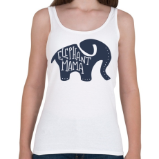 PRINTFASHION Mama elefánt - Női atléta - Fehér