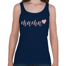 PRINTFASHION Mama - Női atléta - Sötétkék női trikó