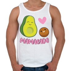 PRINTFASHION Mamacado - Férfi atléta - Fehér