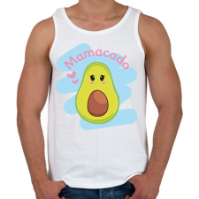 PRINTFASHION Mamacado - Férfi atléta - Fehér atléta, trikó