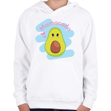 PRINTFASHION Mamacado - Gyerek kapucnis pulóver - Fehér gyerek pulóver, kardigán