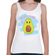 PRINTFASHION Mamacado - Női atléta - Fehér női trikó