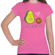 PRINTFASHION Mamacado - Női póló - Rózsaszín