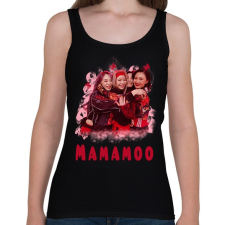 PRINTFASHION Mamamoo - Női atléta - Fekete női trikó