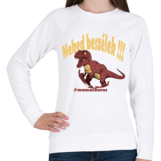 PRINTFASHION Mamasaurus - Neked beszélek - Női pulóver - Fehér