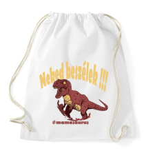 PRINTFASHION Mamasaurus - Neked beszélek - Sportzsák, Tornazsák - Fehér tornazsák