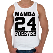 PRINTFASHION Mamba 24 Forever - Férfi atléta - Fehér atléta, trikó