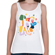 PRINTFASHION Mambo - Női atléta - Fehér