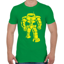 PRINTFASHION MAN BOT VINTAGE - Férfi póló - Zöld férfi póló