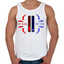 PRINTFASHION manahprpgfandesign - Férfi atléta - Fehér atléta, trikó