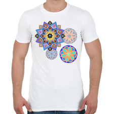 PRINTFASHION Mandala7 - Férfi póló - Fehér férfi póló