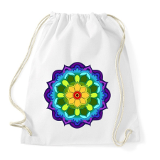 PRINTFASHION Mandala 5 - Sportzsák, Tornazsák - Fehér tornazsák